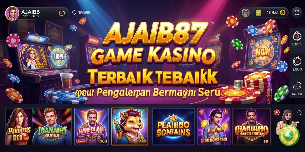 Gameplay seru di AJAIB88 yang menghadirkan pengalaman kasino nyata.