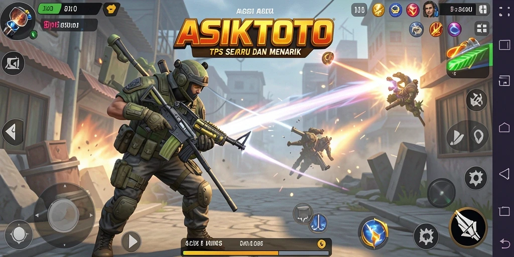 Gameplay ASIKTOTO yang intens dan penuh aksi.