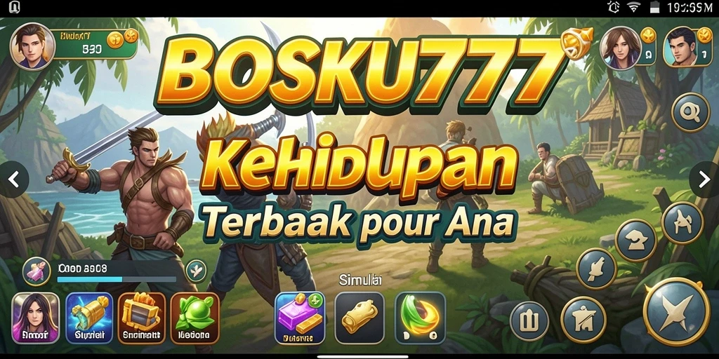 Tampilan gameplay BOSKU777 yang menarik dan imersif.