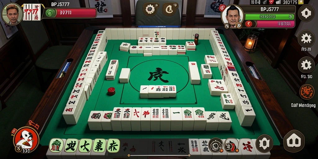 Tangkapan layar gameplay Mahjong yang menarik dan menantang di BPJS777.