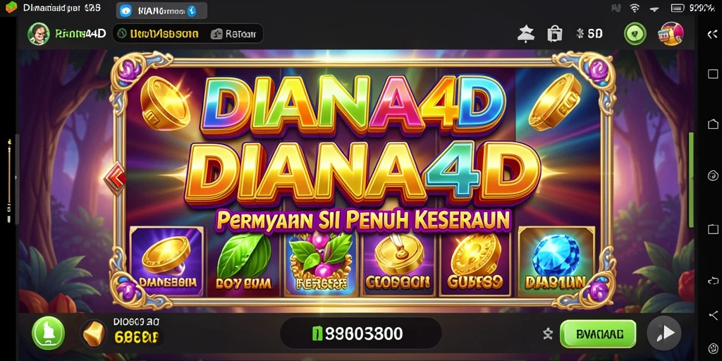 Tampilan menarik gameplay DIANA4D yang penuh warna.