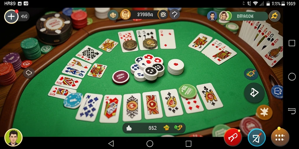 Tampilan seru gameplay Gaple di HR89, penuh interaksi dan keseruan.