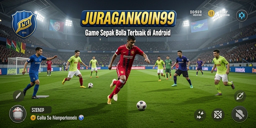Tampilan seru gameplay sepak bola di JURAGANKOIN99.