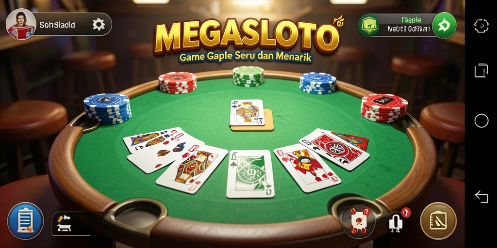 Tampilan gameplay MEGASLOTO yang menegangkan dan penuh strategi.