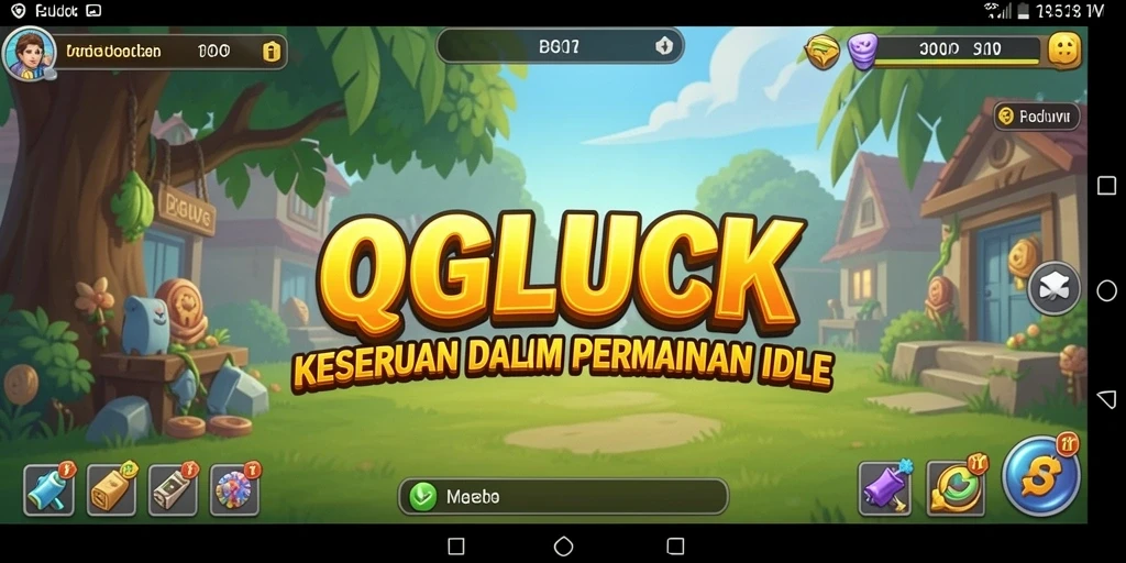 Tampilan gameplay QGLUCK yang menarik dan menghibur.
