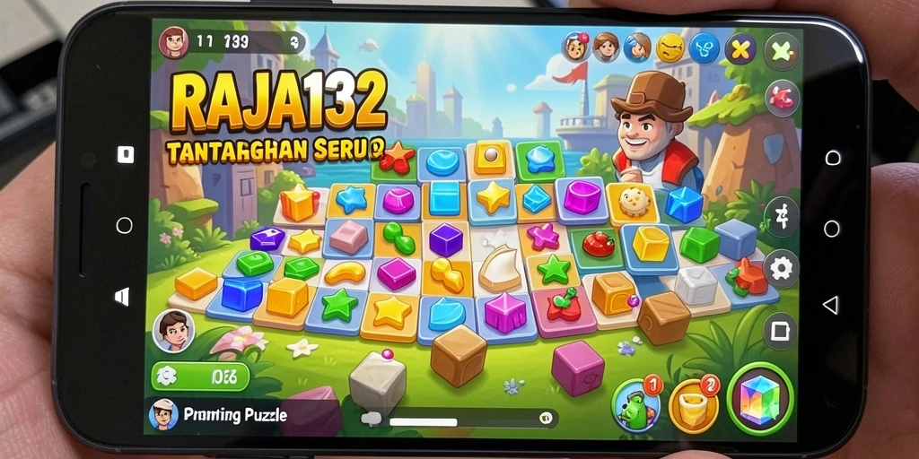 Screenshot gameplay yang menunjukkan keasyikan bermain Puzzle.