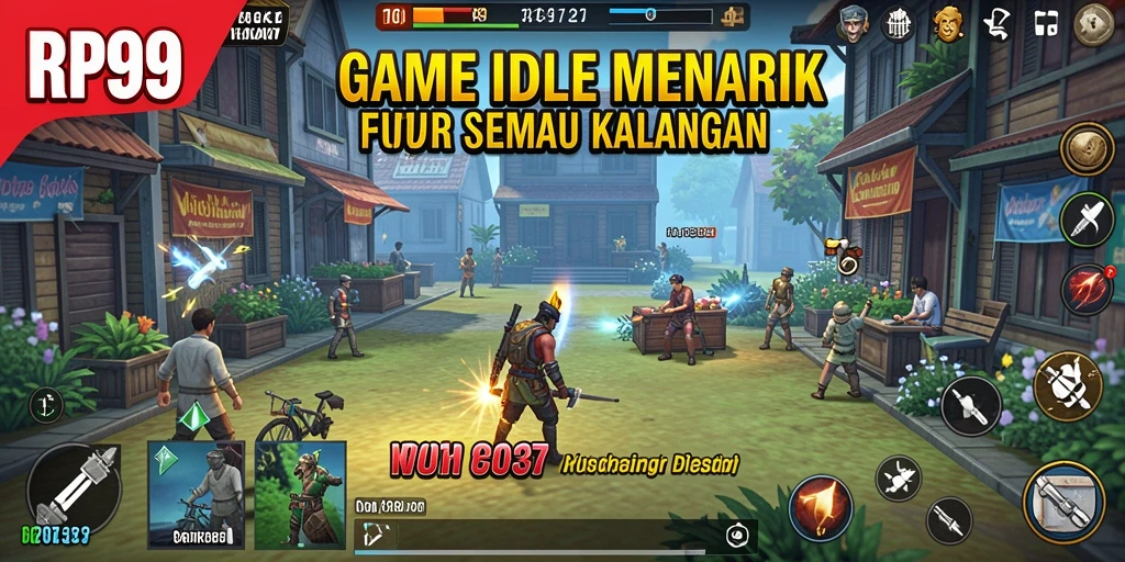 Tampilan gameplay RP99 yang menarik dan menyenangkan.