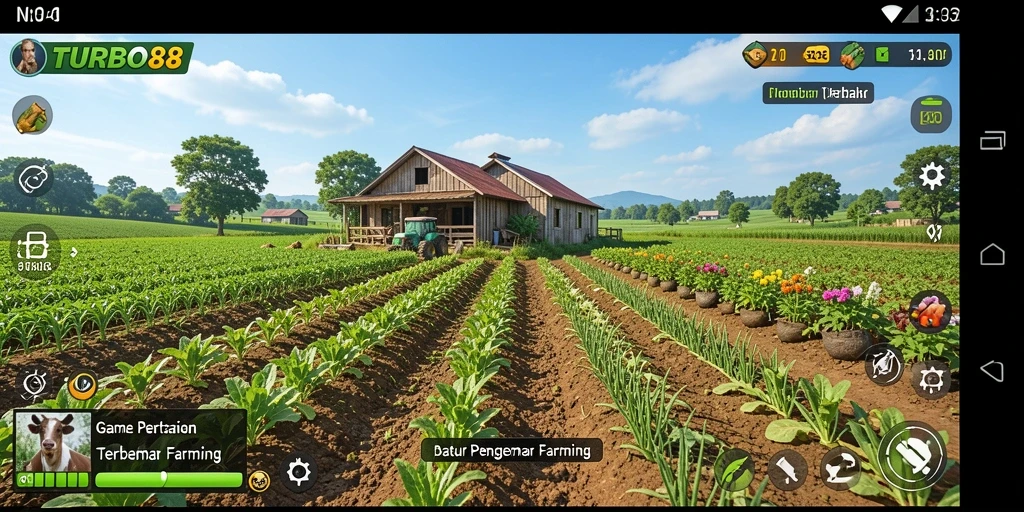 Tampilan gameplay TURBO88 yang menggugah selera petani di dunia virtual.
