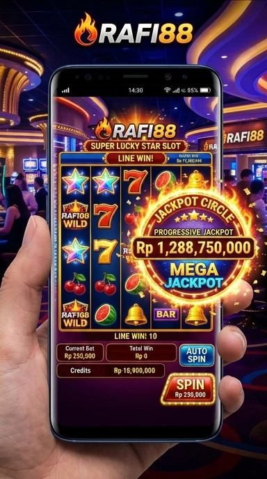 Menu kategori aplikasi di rafi88 yang mudah diakses.